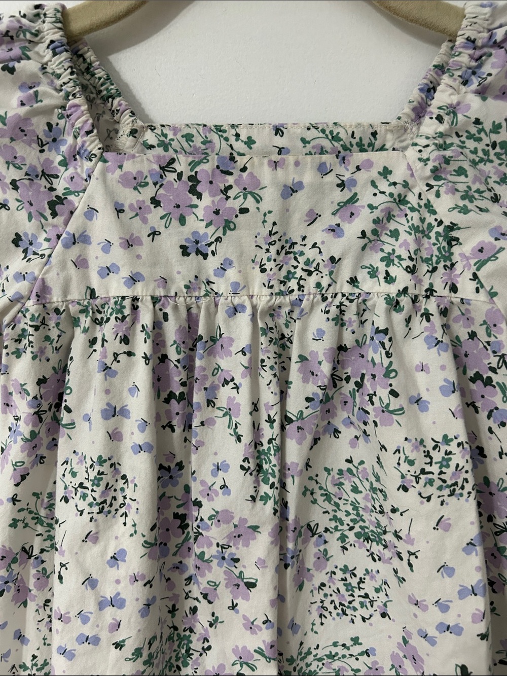 Crewcuts Girls Floral Puff-Sleeve Dress Size 3 Summer Playful Sweet Cottagecore - Picture 13 of 13